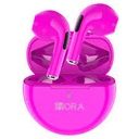 AUDIFONOS AIR POD BLUETOOTH RECARGABLES MANOS LIBRES FUCSIA