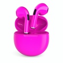 AUDIFONOS AIR POD BLUETOOTH RECARGABLES MANOS LIBRES FUCSIA