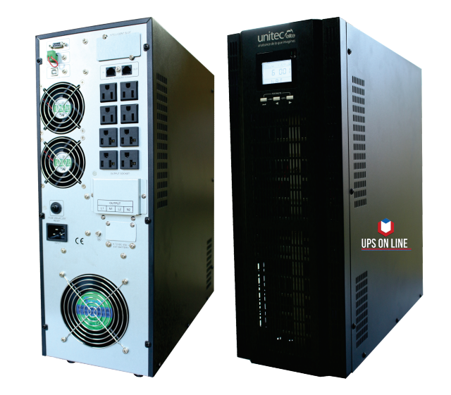 UPS BIFASICA ONLINE DE 3KVA UNITEC TIPO TORRE UN 900C