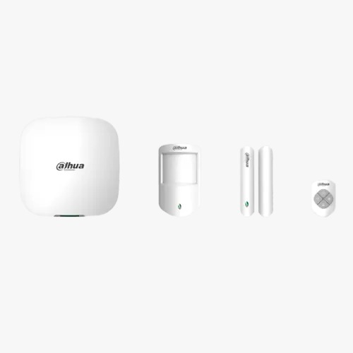 KIT ALARMA INALÁMBRICO 4G WIFI ETHERNET/APP MONITOREO/ PANEL LLAVERO SENSOR PIR PUERTA/VENTANA