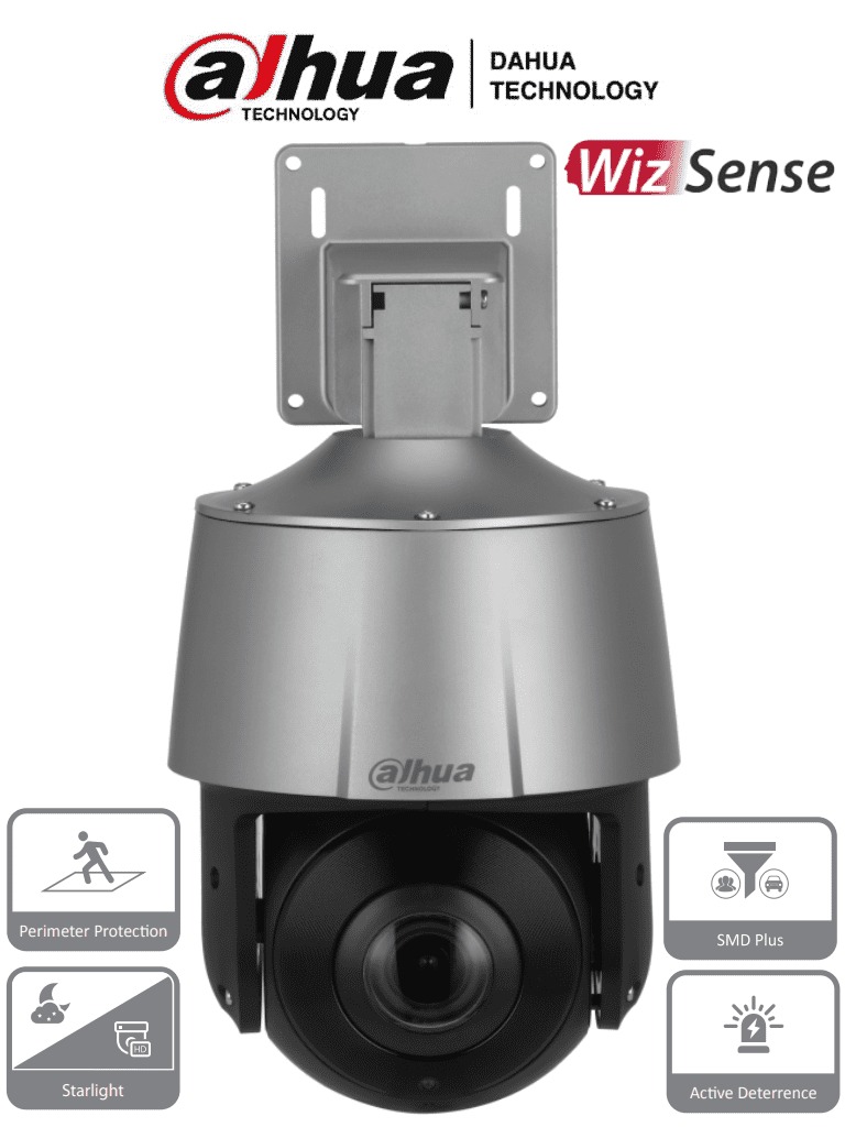 CAMARA PTZ 2MP IP,D/N REAL,DWDR,5X,2.7-13.5MM,H.265,IP66,POE,METALICA