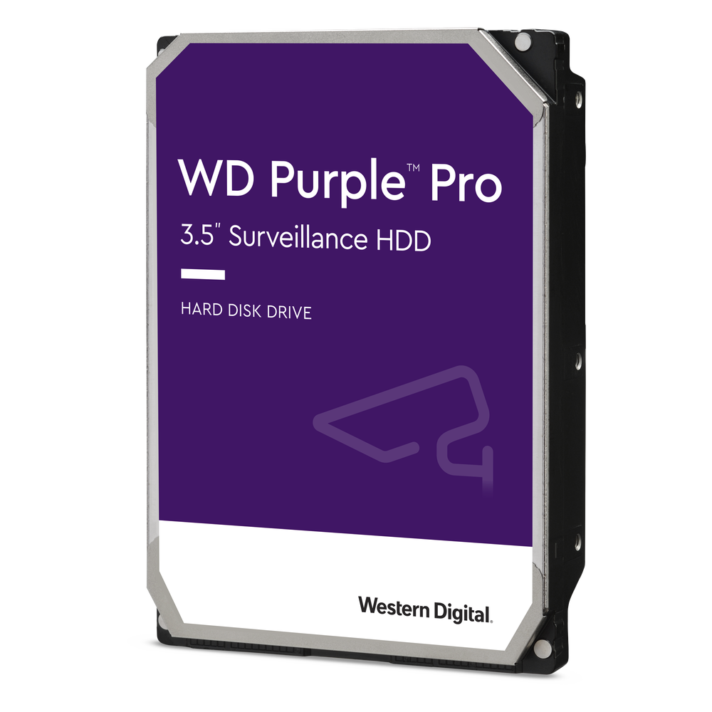 DISCO DURO PC DVR 12TB TERAS WD WESTERN PURPURA CAMARAS