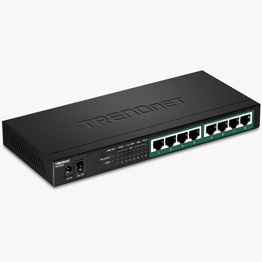 SWITCH 8-PORT GIGABIT POE (120W) COMPACTO