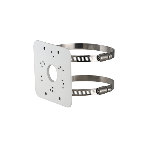 SOPORTE EN ALUMINIO Y SUS304 PARA MONTAJE EN POSTE CARGA HASTA 3KG
