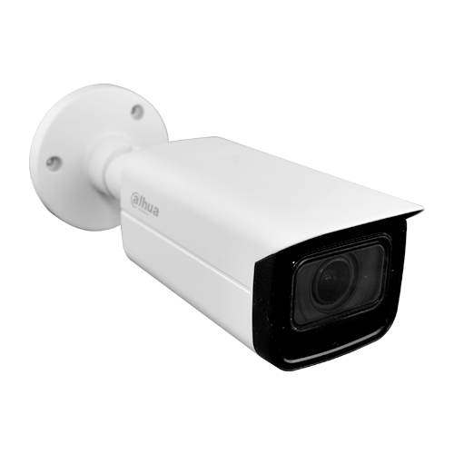 CAMARA IP TIPO BALA METALICA 8MP@15FPS LENTE MOTOR. 2,7-13,5MM IP67 WDR 120DB H.265+ IR 60M 2IVS POE