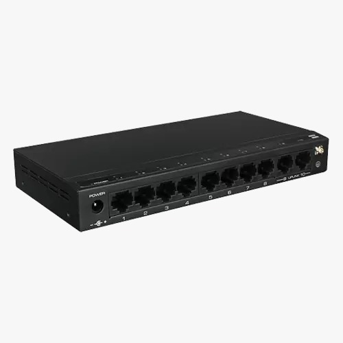 SWITCH POE 8 PUERTOS 10/100MBPS + 2 PUERTOS 10/100MBPS UPLINK IEEE 802.3 AF/AT SALIDA TOTAL MAX 120W