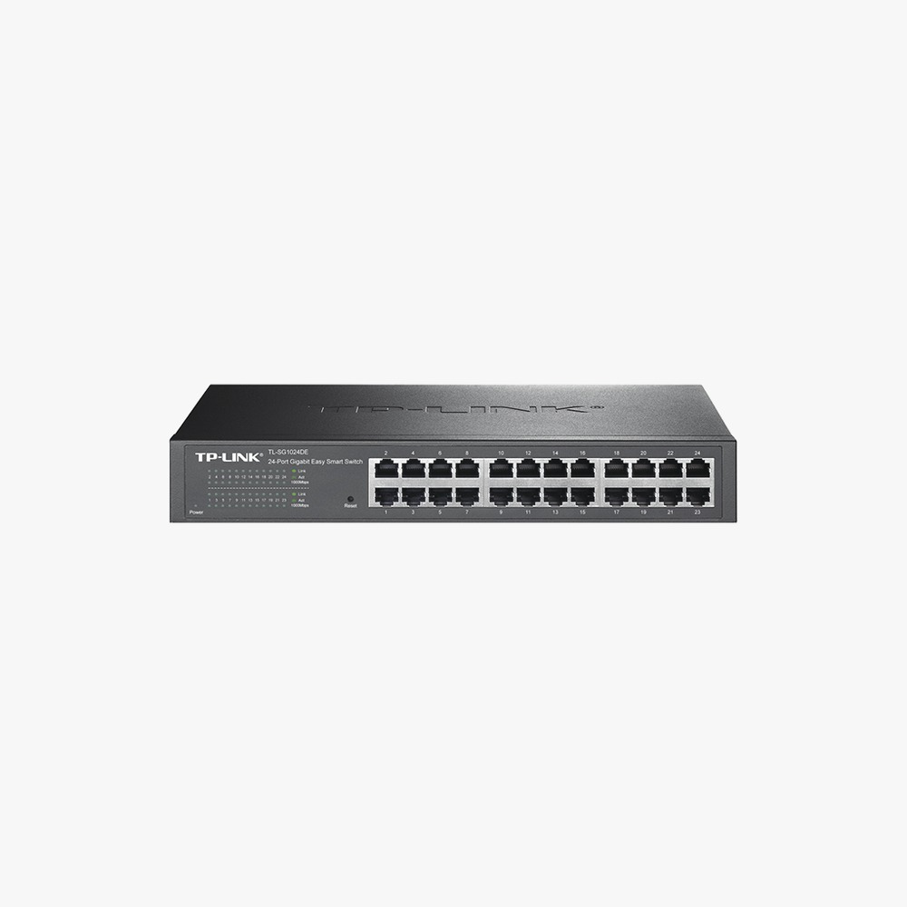SWITCH GIGABIT NO ADMINISTRABLE DE 24 PUERTOS 10/100/1000 MBPS PARA ESCRITORIO / RACK / TP-LINK