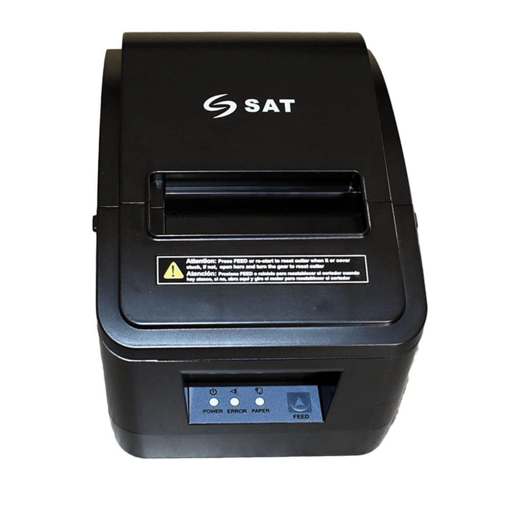 IMPRESORA TERMICA SAT / VELOCIDAD DE HASTA 200mm/s CONEXIN USB / PUERTO ETHERNET / SOPORTA IMPRESION DE CODIGO DE BARRAS / ANCHO DE IMPRESION 80 MM