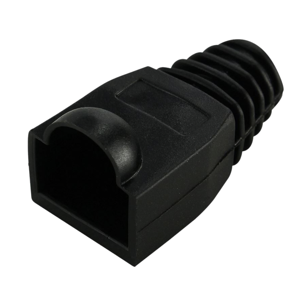 BOTA PARA CONECTOR RJ45 UTP CAPUCHON NEGRO