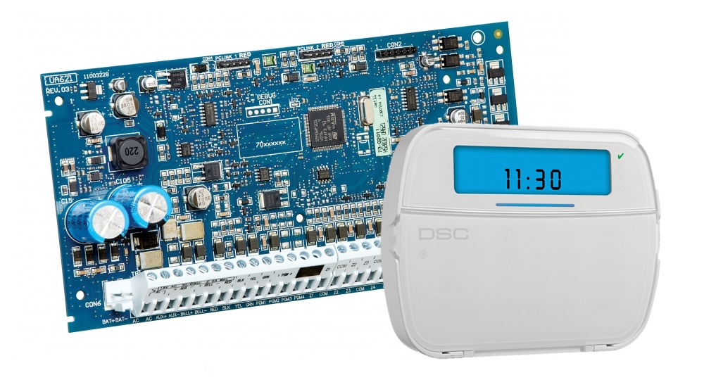 KIT PANEL NEO 32 ZONAS HS2032 + TECLADO NEO HS2LCN DSC ALARMA