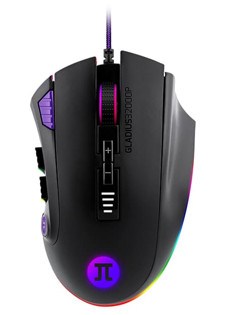 MOUSE GAMER PROFESIONAL PRIMUS 32000DPI 12 BOTONES RGB SOFTWARE