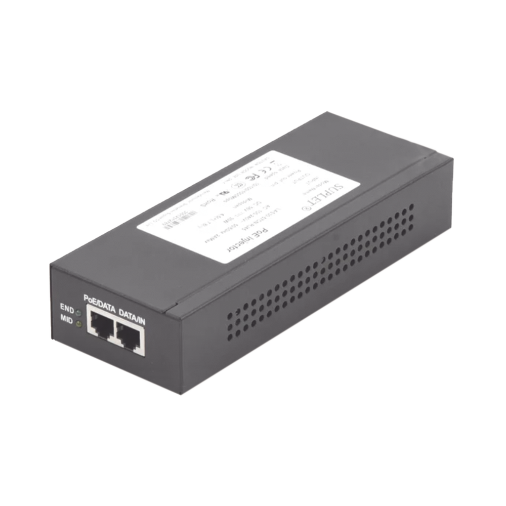 INYECTOR SUPER HI-POE 60 WATTS HIKVISION PARA CAMARAS IP