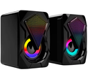 PARLANTES USB RGB PARA PC COMPUTADOR 6W 3.5MM