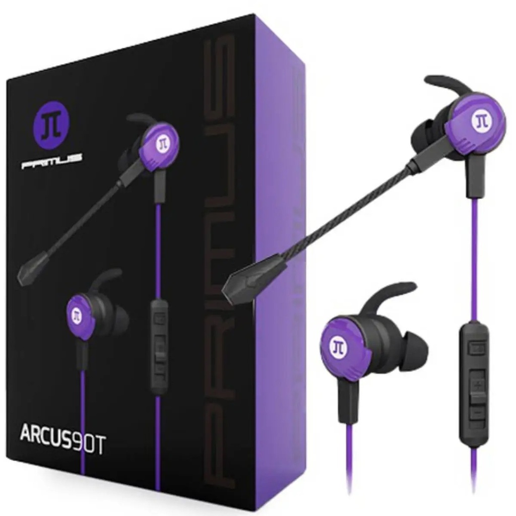 AURICULARES CABLEADOS PRIMUS GAMING PHS-90 CON CONEXIÓN 3.5MM PARA COMPUTADORAS Y CONSOLAS DE JUEGOS