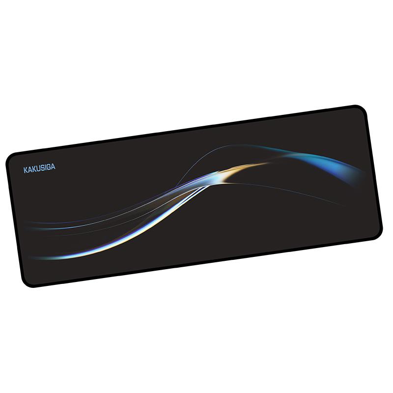 PAD MOUSE NEGRO EXTRA LARGO EN TELA DE 80X30CM DISEÑO SENCILLO