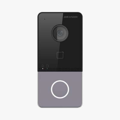 VIDEOPORTERO IP 2 MP / POE / IP65 / APP HIK-CONNECT / SOPORTA 1 DEPARTAMENTO Y HASTA 6 MONITORES / MIFARE