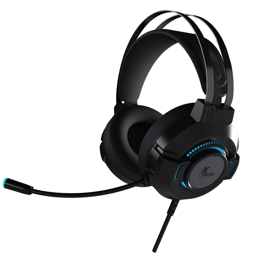 DIADEMA AUDIFONOS GAMER 3.5MM Y USB XTECH RGB ESTEREO