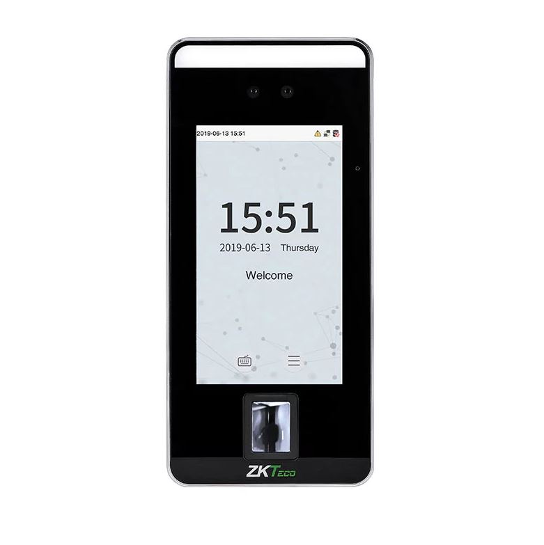 CONTROL DE ACCESO DE ROSTRO/HUELLA/TARJETA 125KHZ ZKTECO WIFI IP