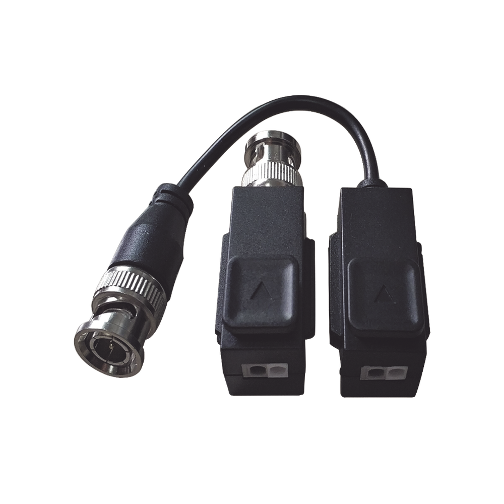 BALUN DE 8 MEGAPIXELES 4K 100% COBRE HIKVISION AUDIO POR COAXITRON