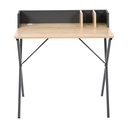 ESCRITORIO DE MADERA MDP BASE METALICA SPRINT 80CM DE ANCHO
