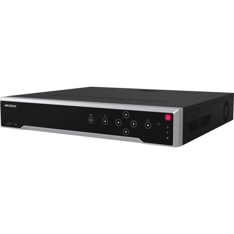 NVR DE 32 CANALES HIKVISION 4K 8 MEGAPIXEL ACUSENSE 4 BAHIAS DISCO HDMI ANALITICA