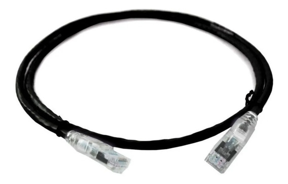 PATCH CORD UTP FLEXIBLE COLOR NEGRO O GRIS RED CCTV 50 CENTIMETROS