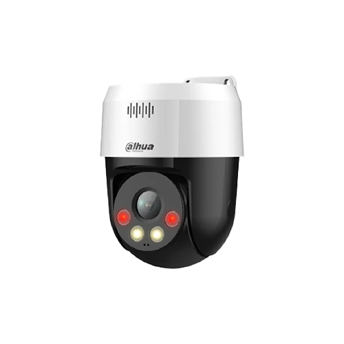 CAMARA IP TIPO PT 5 MEGAPIXELES DAHUA FULL COLOR DETECCION HUMANA POE AUDIO ALARMA IP66 MICROSD