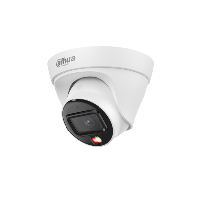 CAMARA DE SEGURIDAD DOMO IP DE 4 MEGAPIXELES FULL COLOR 30M H265+ AUDIO MIC IP67 POE