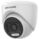 CAMARA DE SEGURIDAD DOMO DE 5 MEGAPIXELES HIKVISION 5MP COLOR VU 20M 2.8MM IP67 MICROFONO PLASTICA