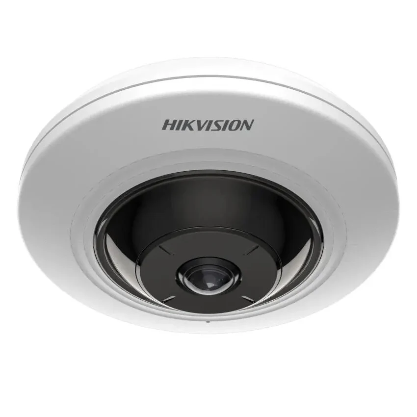 CAMARA DE SEGURIDAD IP OJO DE PEZ 180º-360º DE 5 MEGAPIXELES H265+ MICROFONO POE MICROSD ALARMAS