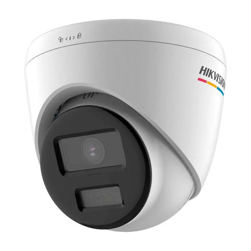 CAMARA DE SEGURIDAD IP DOMO HIKVISION DE 4MP 4 MEGAPIXELES COLOR VU 2.8MM POE IP67 30M H265+
