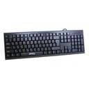 TECLADO ALAMBRICO NEGRO USB NUMERICO OFICINA 104 TECLAS