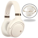 AUDIFONOS DIADEMA CREMA BLUETOOTH PLEGABLES CANCELACION RUIDO PRO CREMA TIPO C