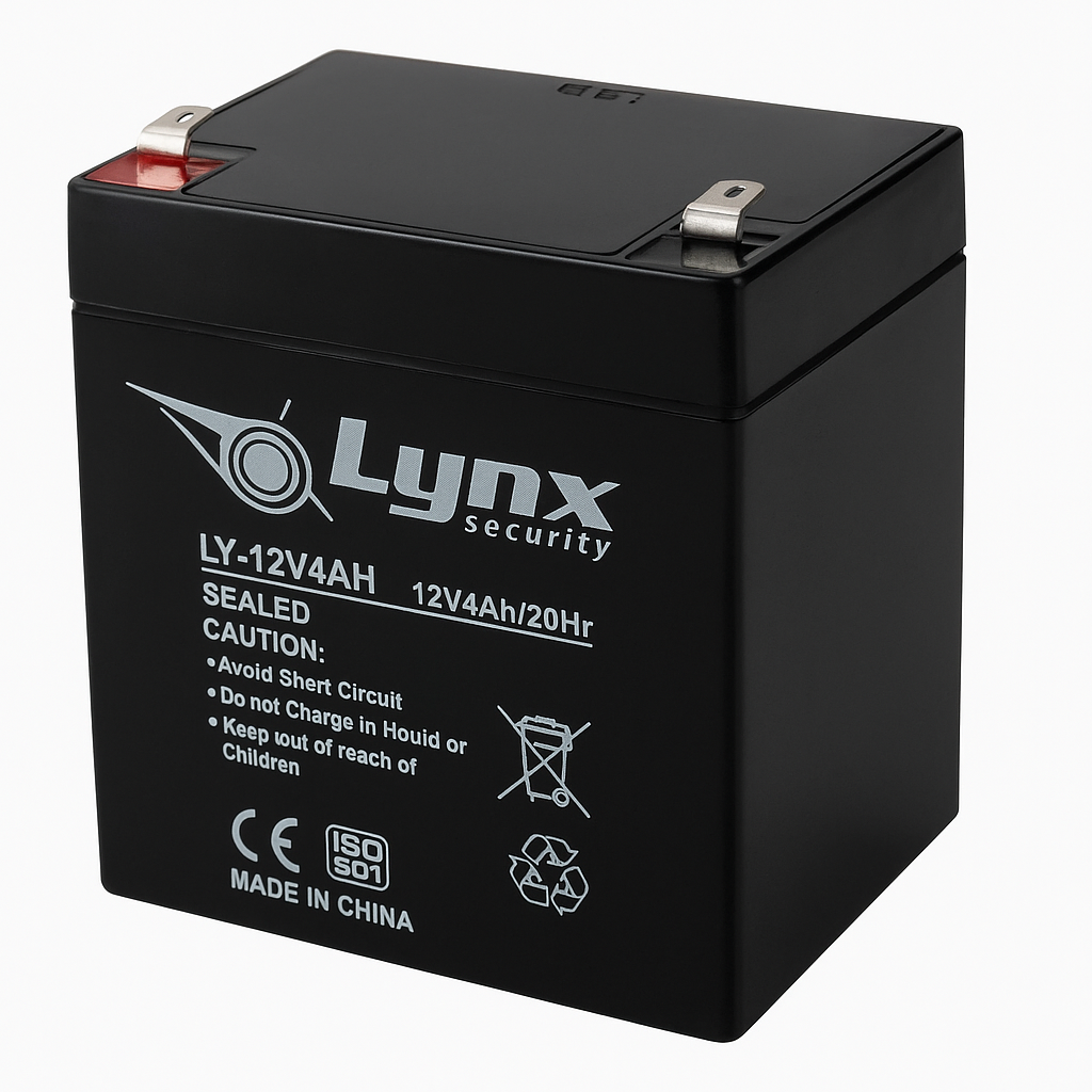 BATERIA CARGA SECA 12V 4AMP AMPERIOS NEGRA CCTV ALARMA UPS