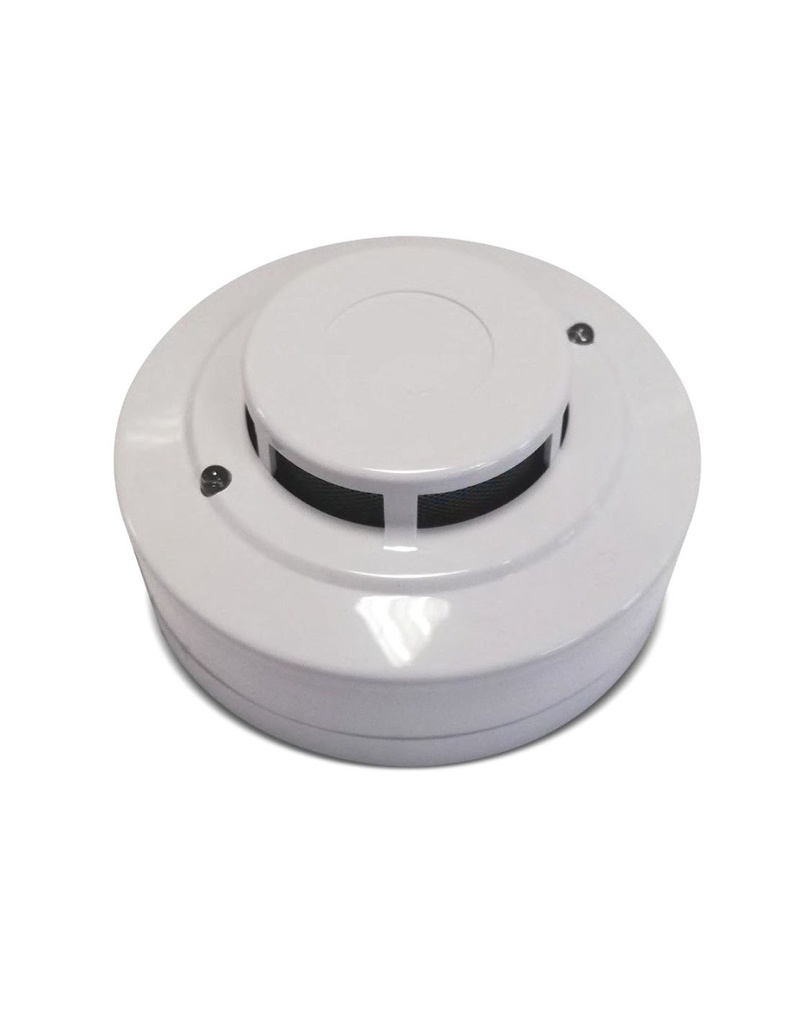 SENSOR DE HUMO FOTOELECTRICO 4 HILOS CON BASE 12V AUTO RESET
