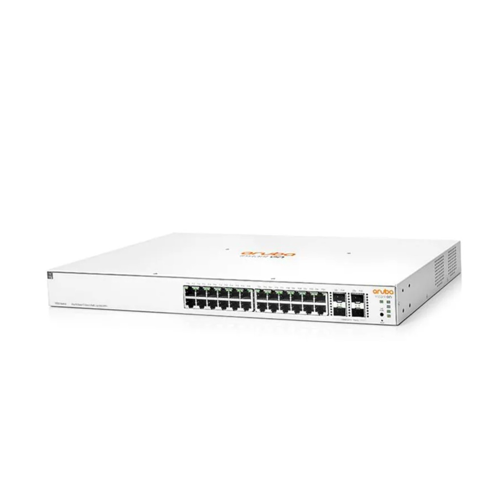 SWITCH DE 24 PUERTOS POE ADMINISTRABLE HP GIGABITE  ARUBA 1930 24G 4 SFP