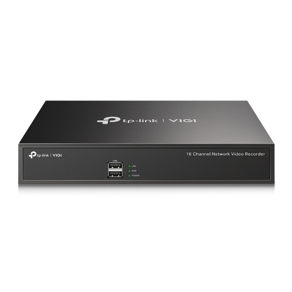 NVR DE 16 CANALES TPLINK 8MP 4K HDMI 80MBPS RED SATA 10TB USB