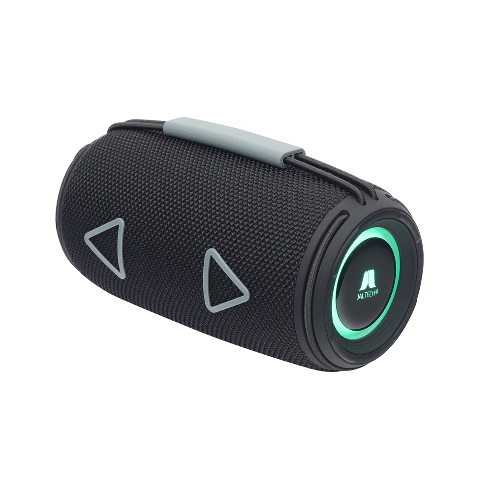PARLANTE BAFLE BLUETOOTH 16W NEGRO 1500MAH RGB 3.5M MICRO SD USB FM TWS TG657
