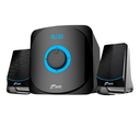 TEATRO EN CASA PARLANTES JYR 100W BLUETOOTH CLASE D 2.1 NEGRO AZUL USB BAJO BASS