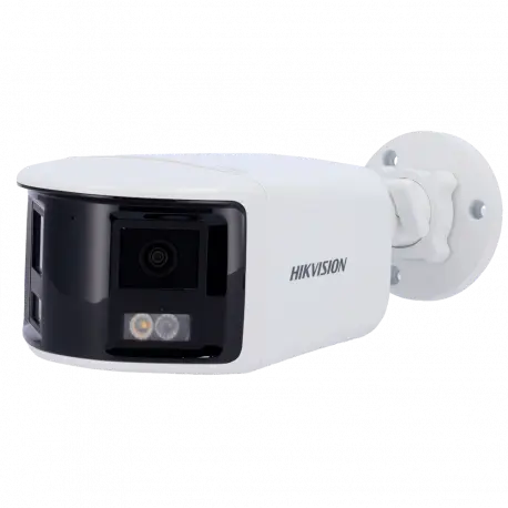 CAMARA DE SEGURIDAD BALA IP 6MP HIKVISION 2 LENTES 2.8MM PANORAMICA 40M IP67 AUDIO MICRO SD ESTROBO ACUSENSE