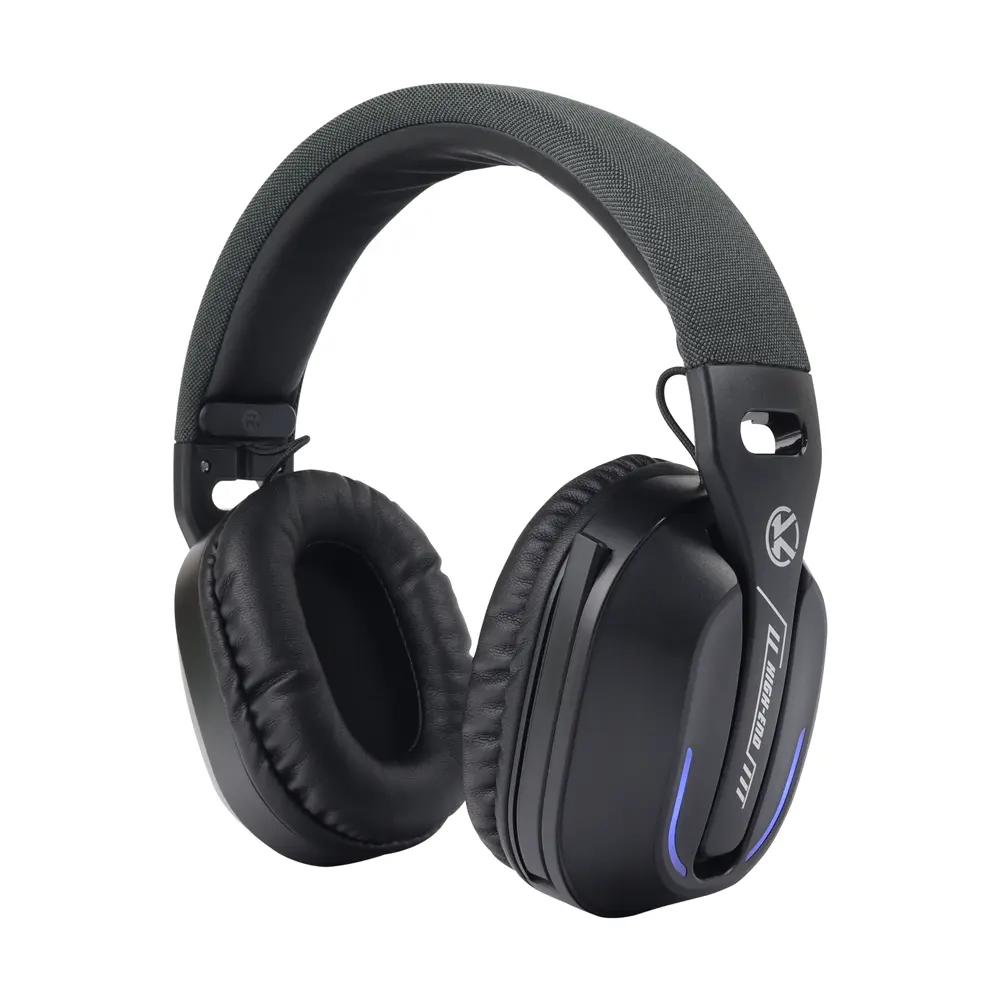 DIADEMA  AUDIFONOS BLUETOOTH 2.4GHZ AUX 2.4G GT100 NEGRO MICROFONO 500MAH