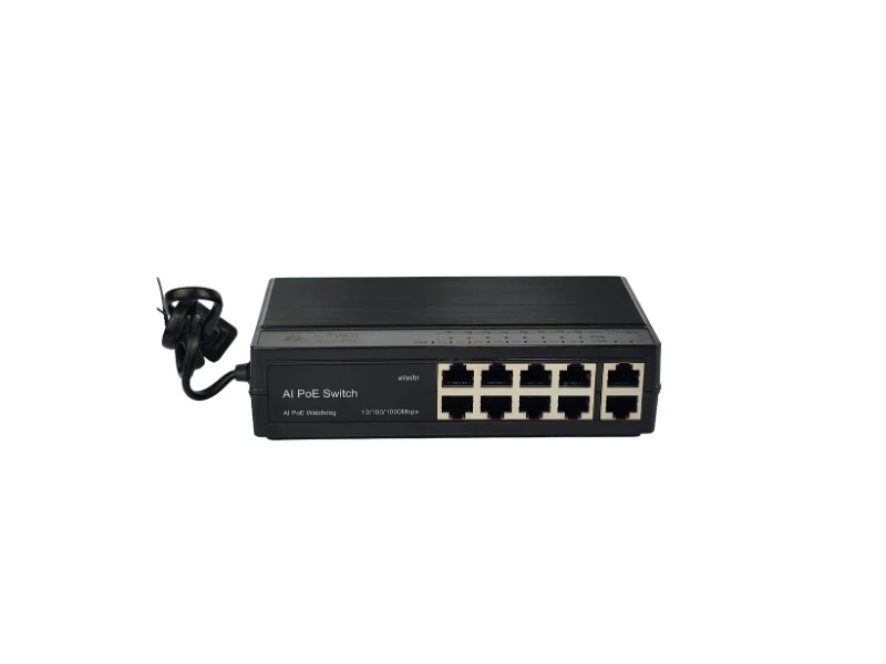 SWITCH DE 8 PUERTOS POE BASE 100 (1-6:30W/7-8:60W) TOTAL 120W 2 RJ45 