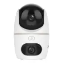CAMARA DE SEGURIDAD DAHUA WIFI DOBLE LENTE 5MP + 5MP 4K H265 3.6MM IR INTERIOR MICRO SD