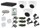 KIT DE 3 CAMARAS DE SEGURIDAD 1080P DAHUA CCTV 