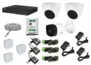 KIT DE 3 CAMARAS DE SEGURIDAD 5MP DAHUA CCTV + BALA