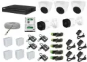 KIT DE 5 CAMARAS DE SEGURIDAD 5MP DAHUA CCTV + BALA 