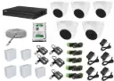 KIT DE 5 CAMARAS DE SEGURIDAD 5MP DAHUA CCTV COMPLETO 