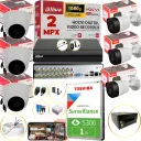 KIT DE 6 CAMARAS DE SEGURIDAD 5MP DAHUA CCTV + BALA  