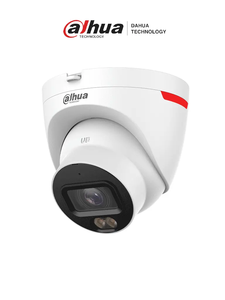 CAMARA DE SEGURIDAD DOMO IP 4MP WIZCOLOR 30M H265 SMD 2 IVS INTRUSION Y TRAMPA IP67