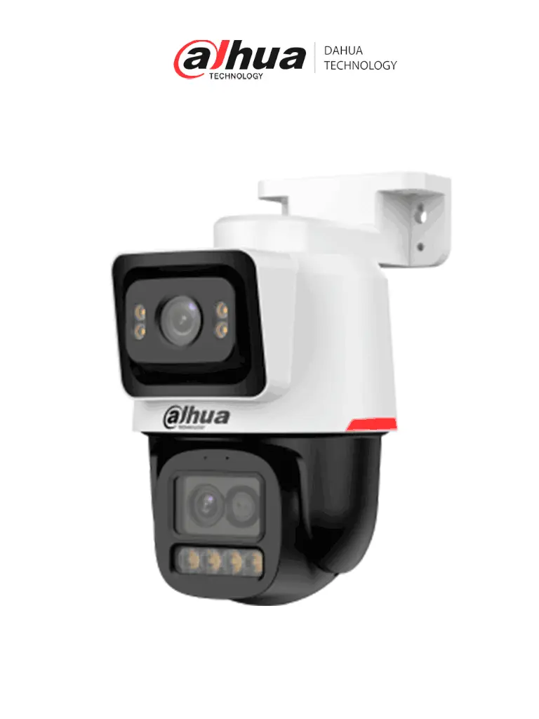CAMARA DE SEGURIDAD PTZ DOBLE LENTE 4MP Y 2MP 2 IVS WIZCOLOR 6X AUDIO 